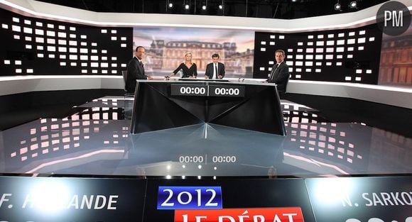 Le débat d'entre-deux-tours en 2012