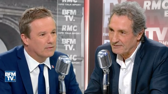 L'improbable question de Nicolas Dupont-Aignan à propos de la femme de Jean-Jacques Bourdin