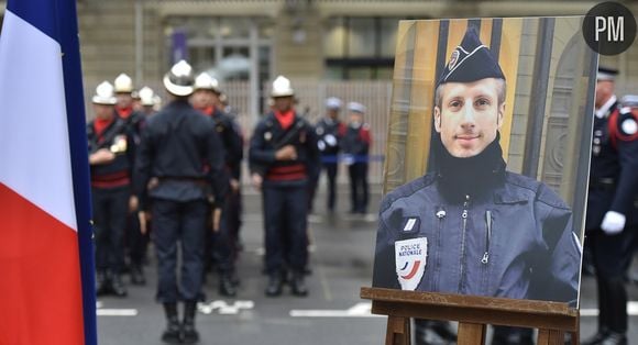 Cérémonie d'hommage à Xavier Jugelé