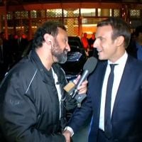 Cyril Hanouna intercepte Emmanuel Macron à sa sortie de TF1