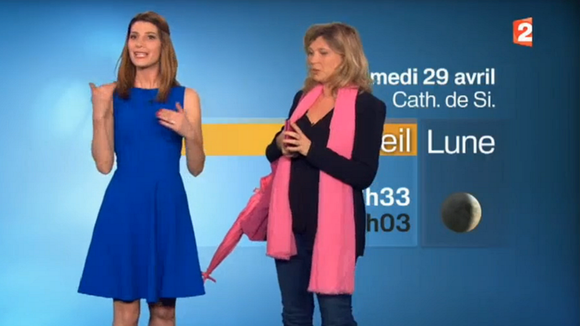 "Candice Renoir" s'incruste dans la météo de France 2