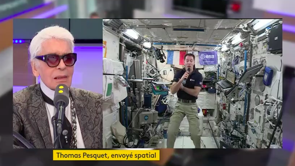 Franceinfo : Quand Karl Lagerfeld interviewe Thomas Pesquet