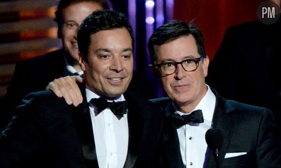 Jimmy Fallon et Stephen Colbert