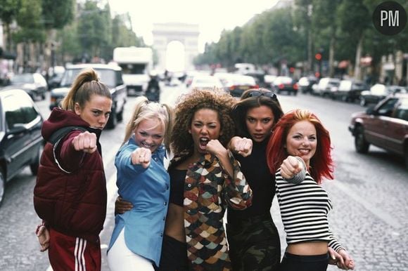 Les Spice Girls à Paris en 1996