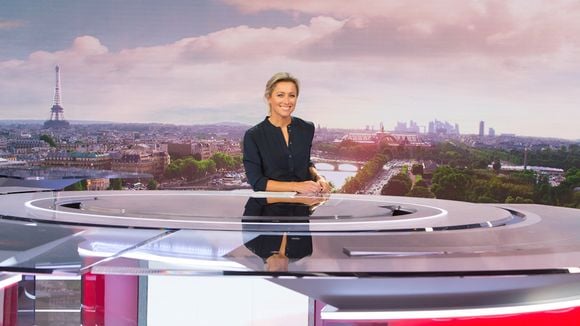 Audiences "20 Heures" : Anne-Sophie Lapix leader au plus haut, TF1 à son plus bas niveau de la saison