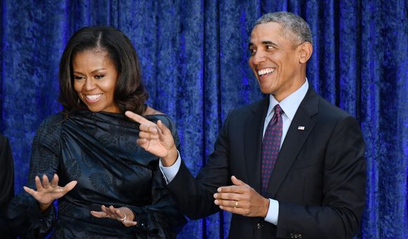 Michelle Obama et Barack Obama en 2018