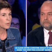 "ONPC" : Christine Angot a quitté le plateau après son clash avec Eric Dupond-Moretti