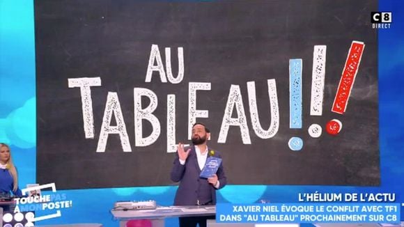 "Au tableau !" : Cyril Hanouna pousse un coup de gueule contre C8