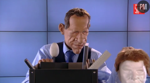 Le sketch des "Guignols" (Capture)