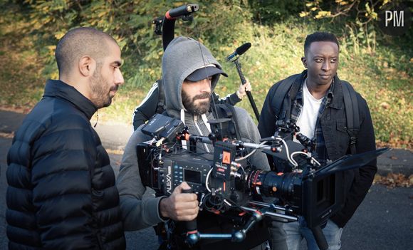 Ahmed Sylla sur le tournage d'"Access"