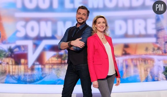 Olivier Minne et Sidonie Bonnec dans "Tout le monde a son mot à dire"