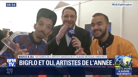 "Les Victoires de la musique" 2019 : Quand Bigflo et Oli cassent un de leurs trophées sur BFMTV