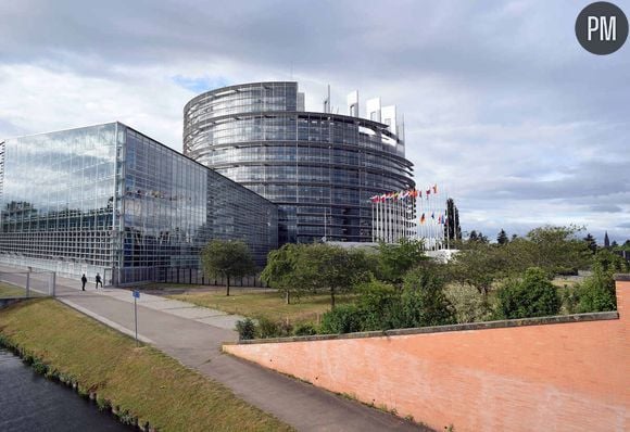 Le parlement européen à Strasbourg.