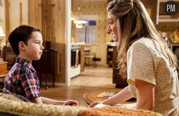 Iain Armitage et Zoe Perry dans "Young Sheldon"