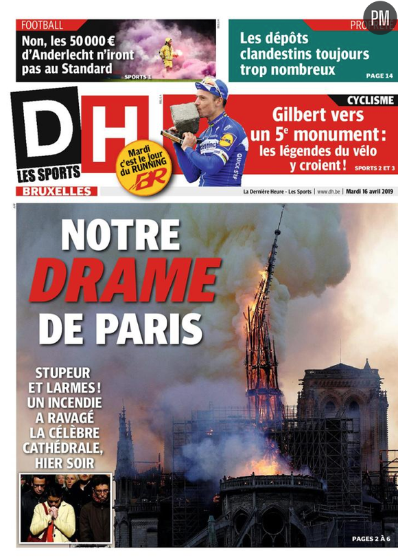 Les Unes de la presse internationale du mardi 16 avril 2019