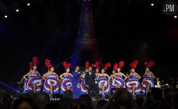 Les danseuses du Moulin Rouge, Marie-Sophie Lacarrau et Stéphane Bern