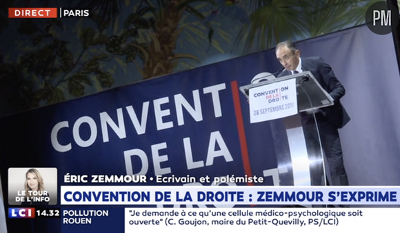 Eric Zemmour sur LCI samedi dernier