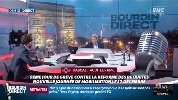 Retraites : Une auditrice pousse un coup de gueule contre la grève, Jean-Jacques Bourdin la coupe à l'antenne