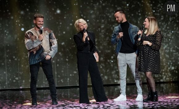 M. Pokora et Sophie Davant.