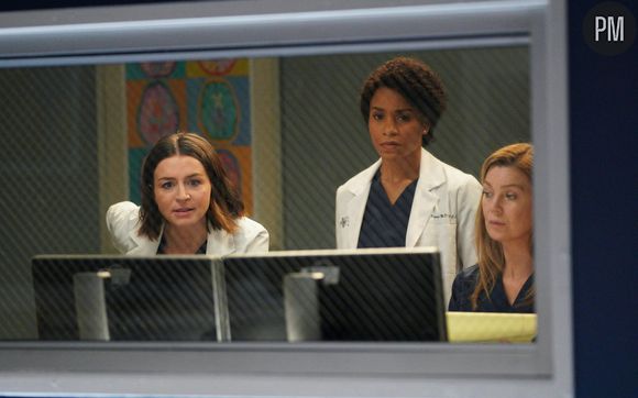 Caterina Scorsone, Kelly McCreary et Ellen Pompeo dans "Grey's Anatomy" saison 16