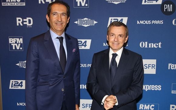 Patrick Drahi et Alain Weill en 2018