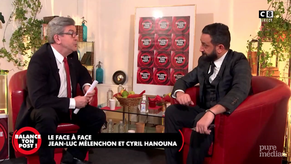 Jean-Luc Mélenchon dans "Balance ton post !" sur C8