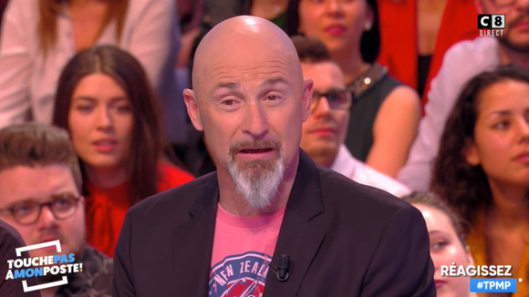 Vincent Lagaf' sur le plateau de "Touche pas à mon poste" sur C8.