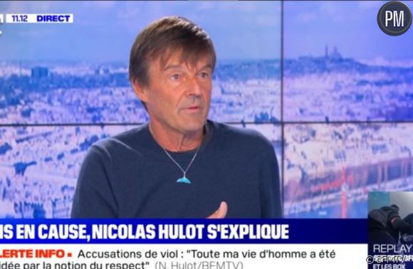 Nicolas Hulot sur BFMTV le 24 novembre anticipe la diffusion d'une enquête d''Envoyé spécial' le mettant en cause dans plusieurs affaires d'agressions sexuelles et de viols.