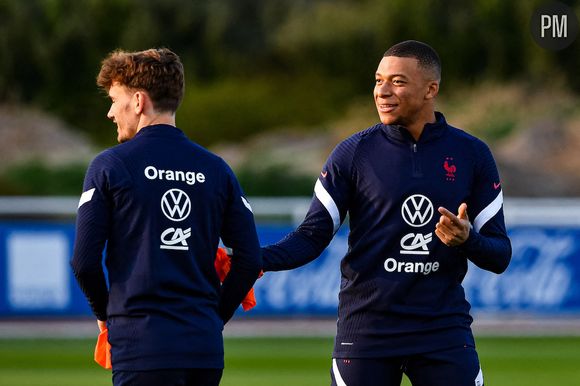 Les Bleus à l'entraînement