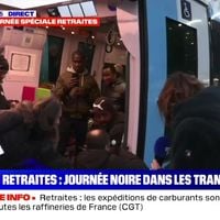 Grève des transports : La chute surprenante d'un usager en plein duplex sur BFMTV