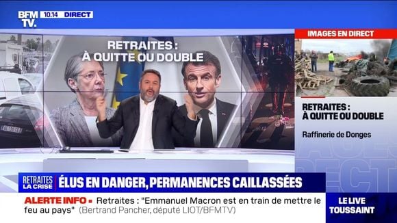 "On va rendre l'antenne" : Bruce Toussaint désemparé face à ses invités politiques sur BFMTV