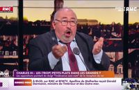 Antoine Léaument et Emmanuel Lechypre sur RMC ce jeudi 21 septembre 2023.