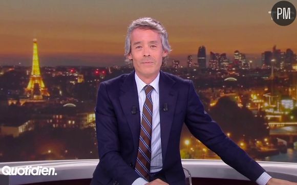 Yann Barthès dans "Quotidien" sur TMC le lundi 23 octobre 2023.