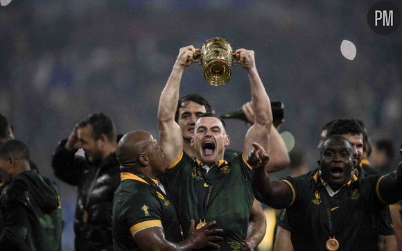 Les Springboks vainqueurs de la Coupe du monde de rugby.