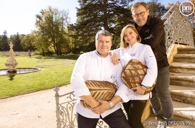 <span class="Value">Bruno Cormerais, <span class="Value">Noémie Honiat, </span>et Michel Sarran, jury de "La meilleure boulangerie de France"<br /></span>