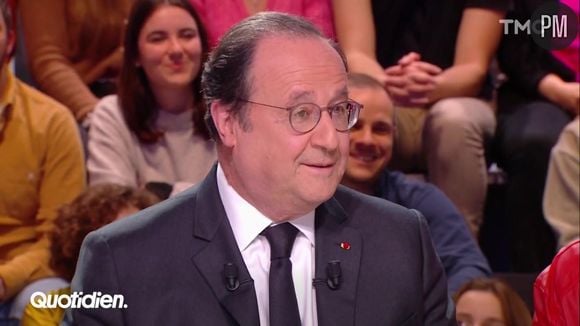 François Hollande, invité de "Quotidien" sur TMC le jeudi 15 février 2024.