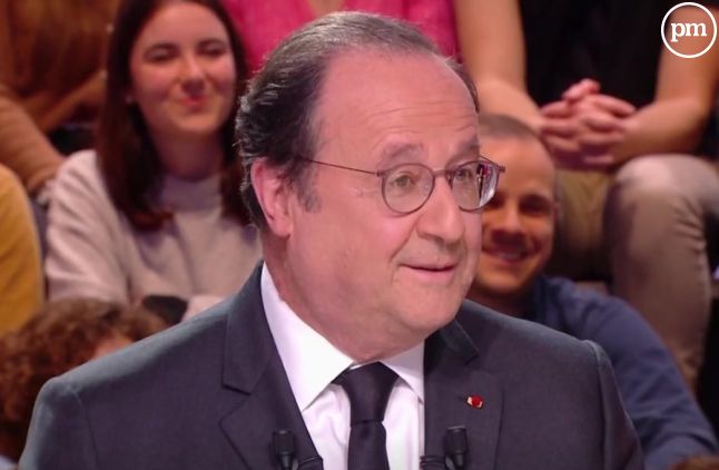 François Hollande, invité de "Quotidien" sur TMC le jeudi 15 février 2024.