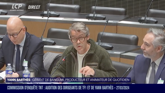 "Je ne suis pas ravi d'être là" : Yann Barthès et Laurent Bon (Bangumi) dénoncent leur présence à l'Assemblée nationale à la demande du RN