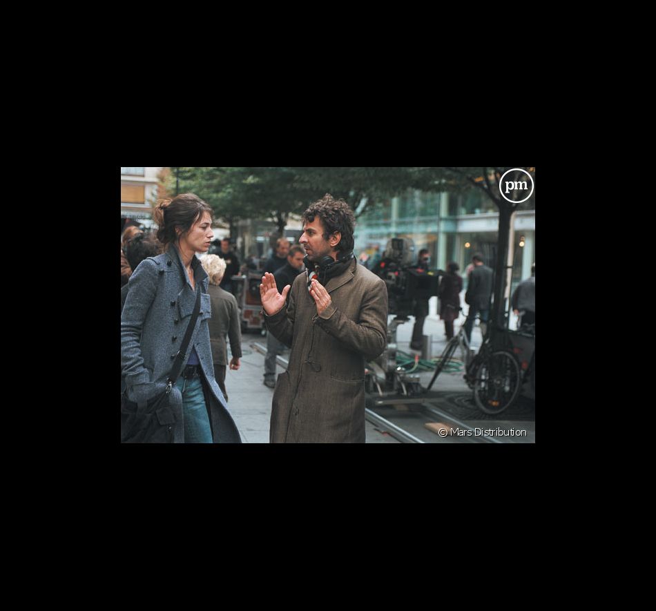 Charlotte Gainsbourg et Eric Lartigau sur le tournage de "Prête-moi ta main".