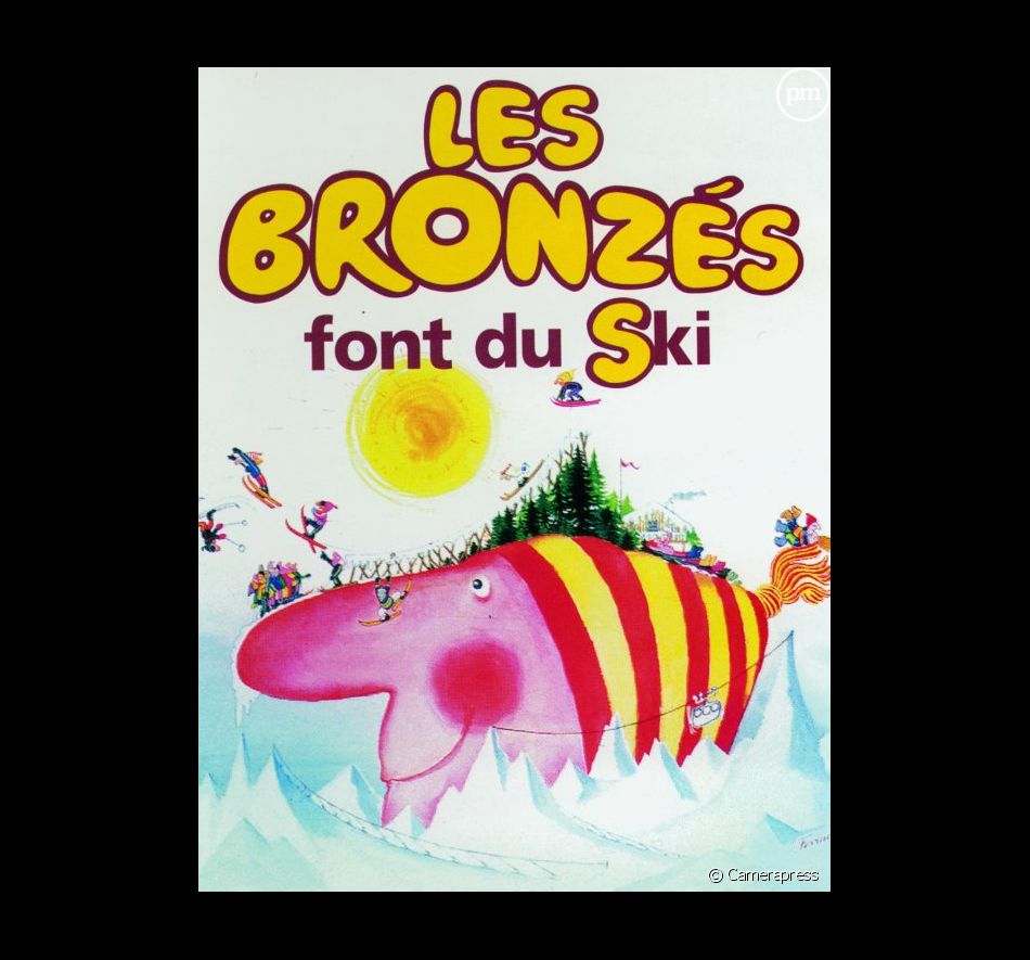 Affiche : Les bronzes font du ski