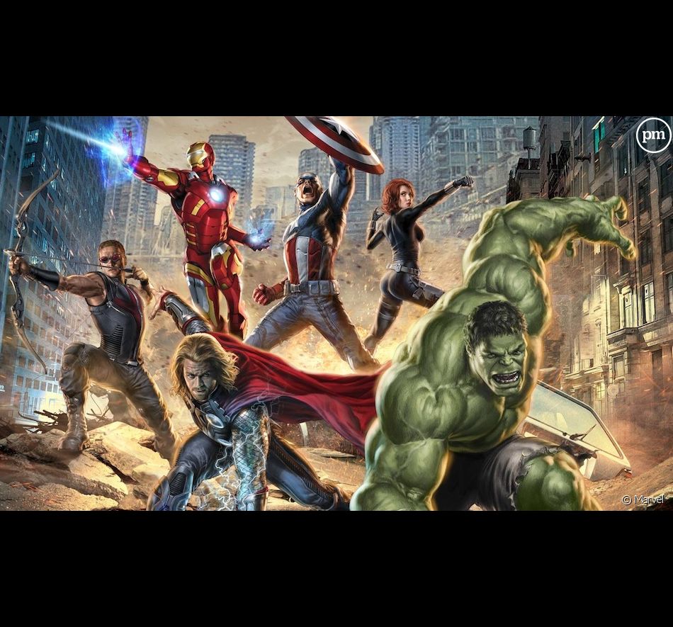 Affiche promotionnelle pour "The Avengers"