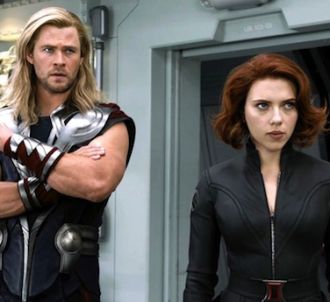 Chris Hemsworth et Scarlett Johansson dans 'Avengers'