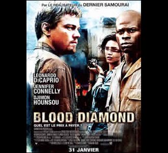 Affiche de 'Blood Diamond'.