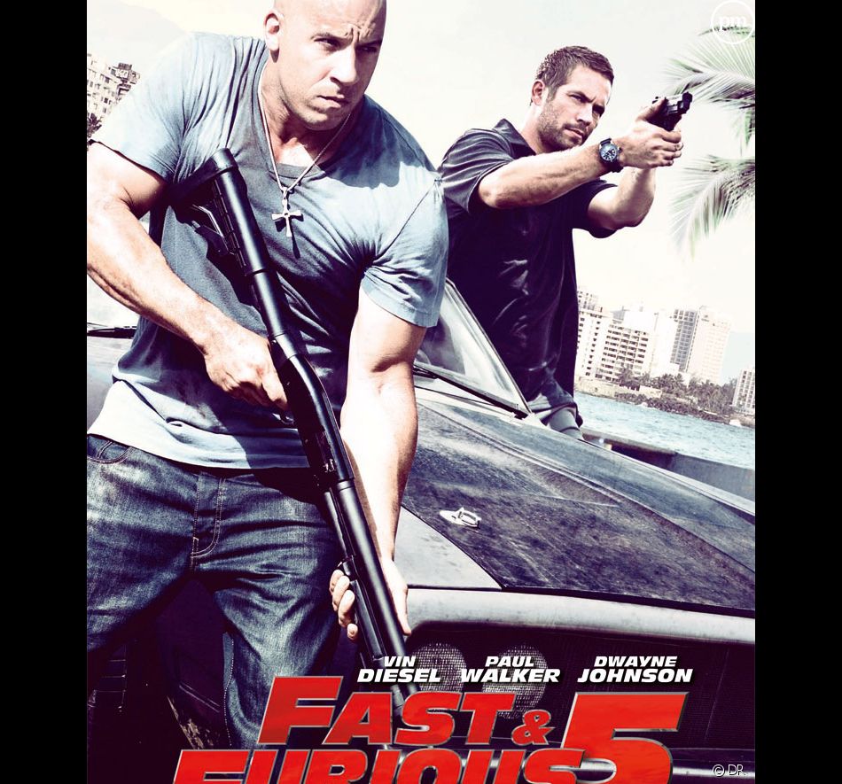L'affiche française de "Fast &amp; Furious 5"