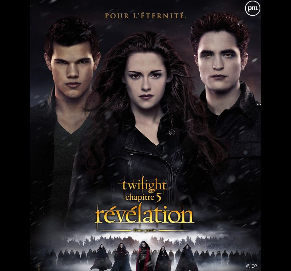 Affiche française de "Twilight - Chapitre 5 : Révélation 2e partie"