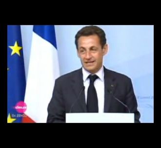 Nicolas Sarkozy, au G8.