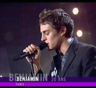 Benjamin, candidat à Nouvelle Star 2008.
