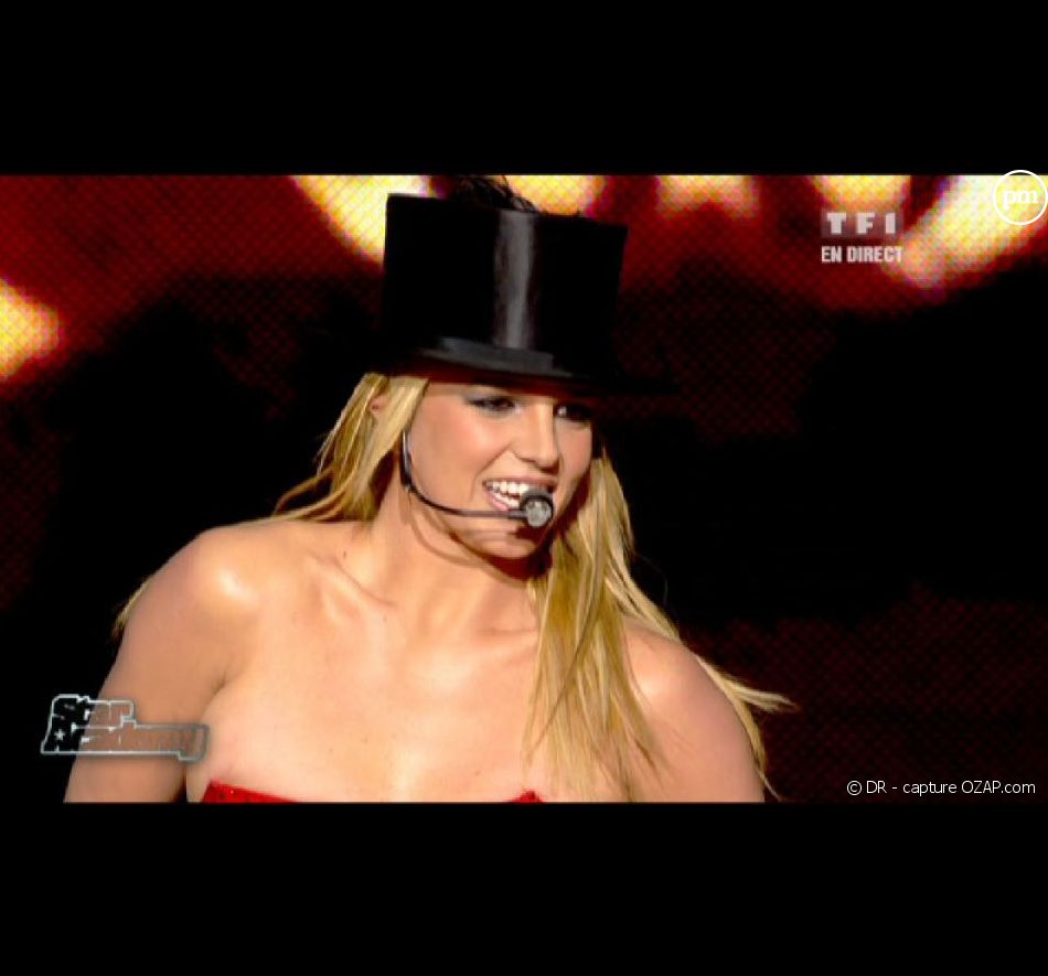 Britney Spears, le 28 novembre 2008 sur le plateau de la Star Academy