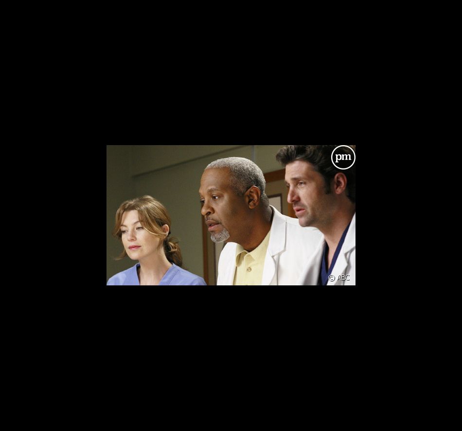 Ellen Pompeo, James Pickens, Jr. et Patrick Dempsey dans "Grey's Anatomy"