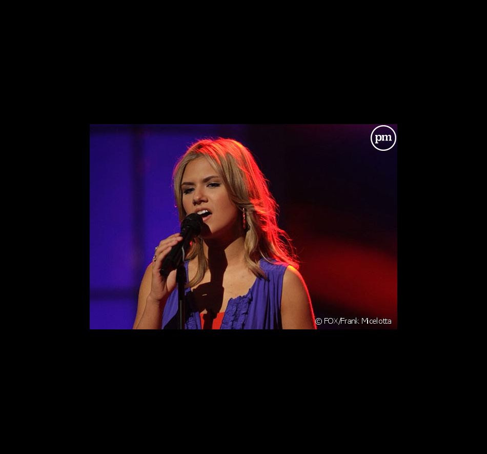Kady Malloy sur le plateau d'American Idol